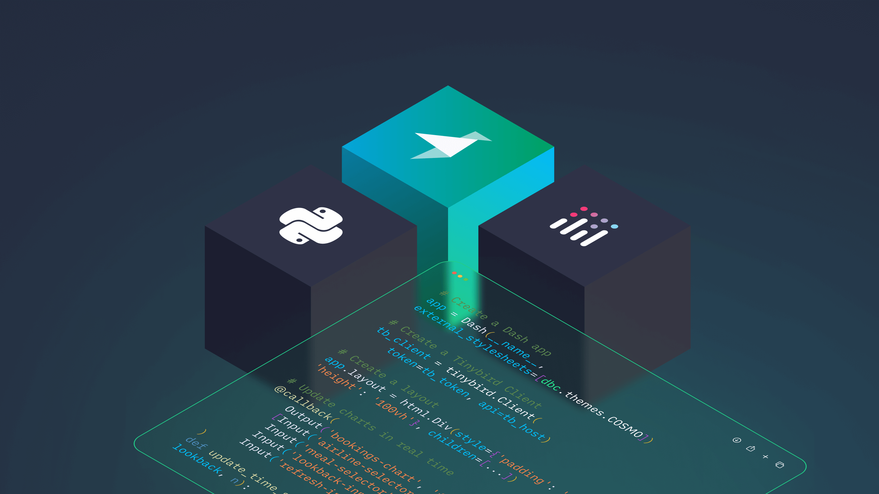 Build a real-time dashboard in Python with Tinybird and Dash