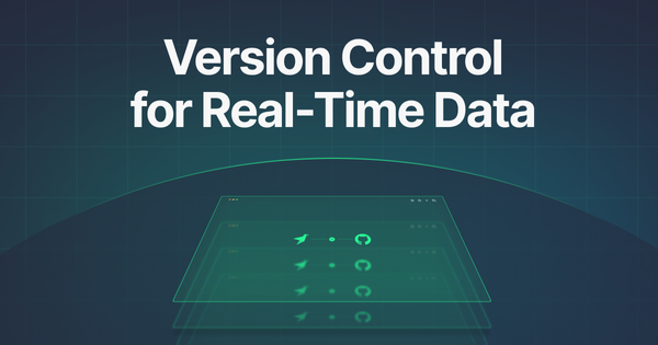 Version Control for Real-Time Data
