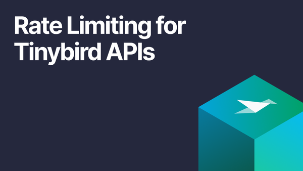 Introducing Rate Limiting for Tinybird APIs